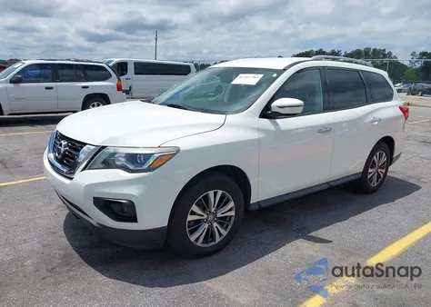 2017 Nissan Pathfinder Sv from USA, damaged, VIN 5N1DR2MNXHC688880